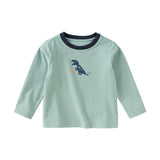 Dave&Bella Girls/Boys Toddler Antimicrobial Print T-Shirt Tops