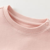 Dave&Bella Toddler Girls Sweet Cotton Loose Pullover Sweatshirts