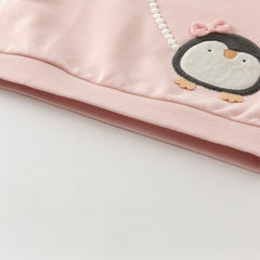 Dave&Bella Girls Autumn Sweet Cotton Loose Sweatshirt Pullover Top