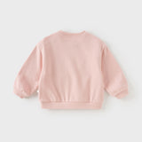 Dave&Bella Toddler Girls Sweet Cotton Loose Pullover Sweatshirts