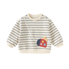 Dave&Bella Girls Autumn Sweet Cotton Loose Sweatshirt Pullover Top