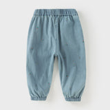 Dave&Bella Toddler Girls Light Blue Loose Jeans Pants
