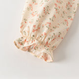 Dave&Bella Toddler Girls Cotton Sweet Floral Print Blouse Shirt Top