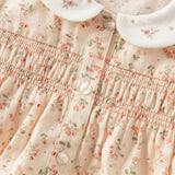 Dave&Bella Toddler Girls Cotton Sweet Floral Print Blouse Shirt Top