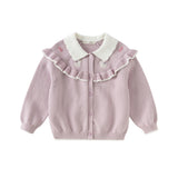 Dave&Bella Kids Girls Cotton Sweet Casual Sweater Cardigans