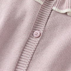 Dave&Bella Girls Autumn Cotton Sweet Casual Sweater Cardigan Coat Top