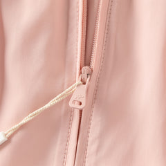 Dave&Bella Girls Autumn Adorable Pink Cartoon Rabbit Long Sleeve Hooded Coat