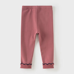 Dave&Bella Toddler Girls Autumn Versatile Cotton Leggings Pants