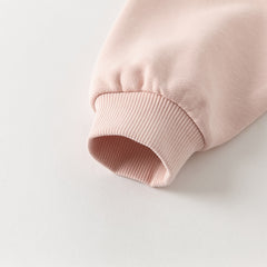 Dave&Bella Girls Autumn Sweet Pink Cotton Pink Coat Long Pant Outfit Sets