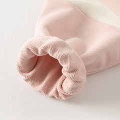 Dave&Bella Girls Autumn Sweet Pink Cotton Pink Coat Long Pant Outfit Sets