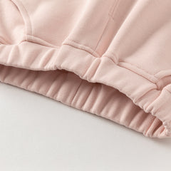 Dave&Bella Girls Autumn Sweet Pink Cotton Pink Coat Long Pant Outfit Sets