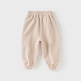 Dave&Bella Girls Toddler Cotton Outdoor Cute Drawstring Pants
