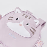 Dave&Bella Kids/Toddler Adorable Purple Little Cat Lightweight School Backpacks