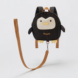 Dave&Bella Kids/Toddler Cute Black White Penguin Lightweight School Backpacks