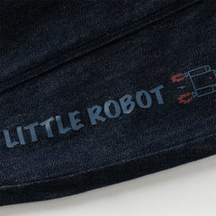 Dave&Bella Boys Autumn Casual Loose Fit Denim Blue Trousers