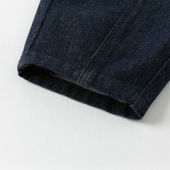 Dave&Bella Boys Autumn Casual Loose Fit Denim Blue Trousers
