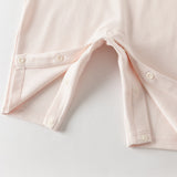 Dave&Bella Newborn Girls/Boys Cotton Pink/Blue Indoor Baby One-Pieces Romper