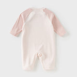 Dave&Bella Newborn Girls/Boys Cotton Pink/Blue Indoor Baby One-Pieces Romper