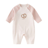Dave&Bella Newborn Girls/Boys Cotton Pink/Blue Indoor Baby One-Pieces Romper