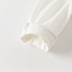 Dave&Bella Boys Autumn White Cotton Formal College-style Shirt Top