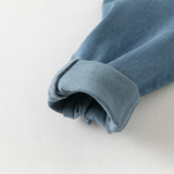 Dave&Bella Toddler Girls Fashion Denim Blue Coat Jackets