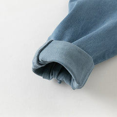 Dave&Bella Toddler Girls Autumn Denim Blue Jeans Coat Jackets