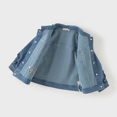 Dave&Bella Toddler Girls Autumn Denim Blue Jeans Coat Jackets