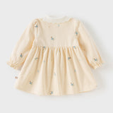 Dave&Bella Toddler Girls Yellow Party Dress (wallet bag)