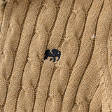 Dave&Bella Kids Girls/Boys Rose/Camel Cotton Hooded Knit Sweater Coat