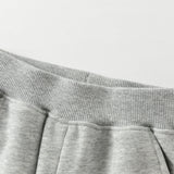 Dave&Bella Toddler Girls Sweet Pink/Grey Outdoor Drawstring Sweatpants