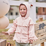 Dave&Bella Toddler Girls Sweet Pink Outwear Fashion Hooded Jackets