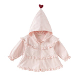 Dave&Bella Toddler Girls Sweet Pink Outwear Fashion Hooded Jackets