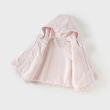 Dave&Bella Kids Girls Sweet Pink Windproof Outwear Hooded Coats