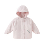 Dave&Bella Kids Girls Sweet Pink Windproof Outwear Hooded Coats