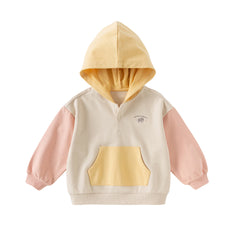 Dave&Bella Girls/Boys Autumn Sweet Colorblock Sweatshirt Pullover Hoodie