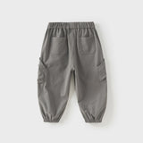 Dave&Bella Girls/Boys Kids Grey/Purple/Navy Blue Outdoor Sports Pants