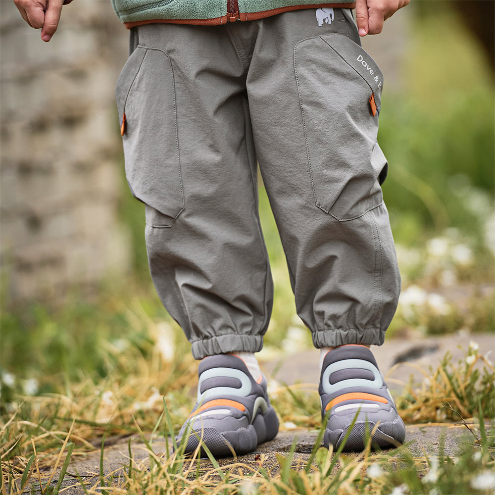 Dave&Bella Girls/Boys Kids Grey/Purple/Navy Blue Outdoor Sports Pants