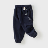 Dave&Bella Girls/Boys Kids Grey/Purple/Navy Blue Outdoor Sports Pants