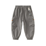 Dave&Bella Girls/Boys Kids Grey/Purple/Navy Blue Outdoor Sports Pants