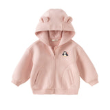 Dave&Bella Girls/Boys Toddler Casual Cute Long Sleeve Knit Hoodie Coat