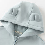 Dave&Bella Girls/Boys Toddler Casual Cute Long Sleeve Knit Hoodie Coat