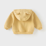 Dave&Bella Girls/Boys Toddler Casual Cute Long Sleeve Knit Hoodie Coat