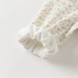 Dave&Bella Baby Girl Cotton Antibacterial One-Piece Indoor Soft Romper