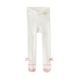 Dave&Bella Toddler Girls Sweet Beige Footed Tights Leggings