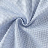 Dave&Bella Toddler Boys Blue Houndstooth Cotton Formal Shirts Tops -1