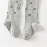 Dave&Bella Kids Girls Grey Print Footed Tights Leggings
