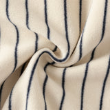 Dave&Bella Boys Navy Blue Striped One-Pieces Romper
