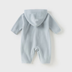 Dave&Bella Baby Girls/Boys Autumn Indoor Antistatic Hooded Crawling Romper