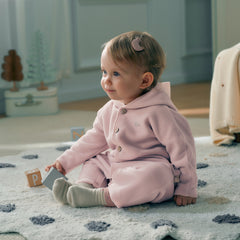 Dave&Bella Baby Girls/Boys Autumn Indoor Antistatic Hooded Crawling Romper