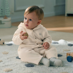 Dave&Bella Baby Girls/Boys Autumn Indoor Antistatic Hooded Crawling Romper